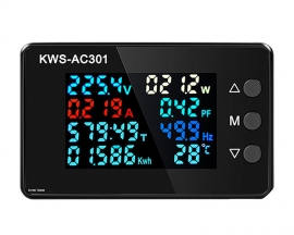 AC50-300V 100A Ammeter Voltmeter Timer Power Temperature Frequency Capacity Meter Electricity Meter